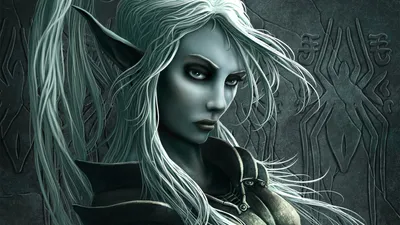 Dreamy Fantasy Wallpaper Fantasy Wallpaper 4K 1920x1080 A, Striking, Hd, Wallpaper, Featuring, Fantasy, Elf, Pale, Skin, Long, Flowing, Hair, Gray, Ultrawide, Full HD