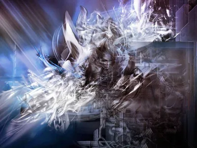 Bright Artistic Wallpaper Fantasy Wallpaper 4K 1600x1200 Hd, Desktop, Wallpaper, Artistic, Dark, Fantasy, Blue-black, Scene, Phantom, Skull, Emerging, White, Landscape