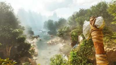 Tranquil Ark Survival Ascended Nature Wallpaper 4K 1920x1080 Hd, Desktop, Wallpaper, Featuring, A, Tranquil, Scene, From, Ark, Survival, Ascended, Torch, White, Ultrawide, Full HD