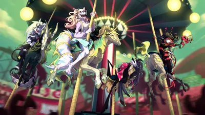 Quad Helluva Boss Show Abstract Wallpaper 4K 3750x2109 2k, Quad, Hd, Pc, Desktop, Wallpaper, Of, Helluva, Boss, Show, Octavia, Millie, White, Brown, Black, Ultrawide, QHD