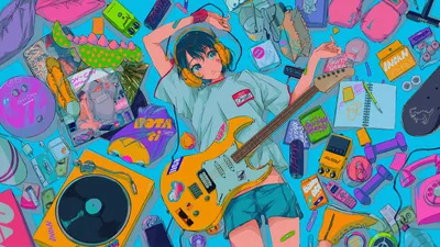 Anime 2000x1124 Abstract Abstract Wallpaper 4K 2000x1124 Anime, 2000x1124, Yellow, Pink, Purple, Ultrawide, Full HD