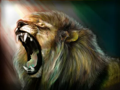 Dark Roaring Wallpaper Wallpaper 4K, Animals category