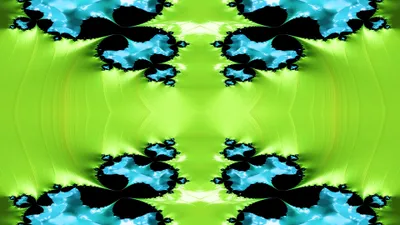 Dreamy Trippy Wallpaper Black/Dark Wallpaper 4K 3840x2160 Trippy, Psychedelic, Abstract, Fractal, With, Mirrored, Symmetry, In, Lime, Green, Cyan, Black, Yellow, Pink, Ultrawide, 4k