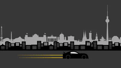 Bold Abstract Wallpaper World Wallpaper 4K 1920x1080 Abstract, Minimalist, Hd, Pc, Desktop, Wallpaper, Showing, A, Gray, City, Skyline, Silhouette, Brown, Black, Ultrawide, Full HD