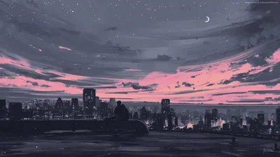 Serene Digital Wallpaper World Wallpaper 4K 1920x1080 Hd, Pc, Desktop, Wallpaper, And, Background, Digital, Painting, Illustration, Moody, Urban, Gray, Ultrawide, Full HD