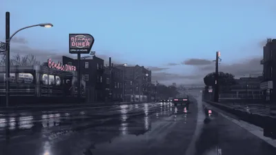 Digital Art Painting World Wallpaper 4K 3840x2160 4K, Ultra, Hd, Digital, Art, Painting, Illustration, Moody, Urban, Landscape, Dusk, Gray, Pink, Ultrawide