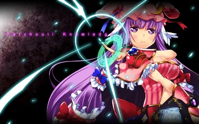Patchouli Knowledge Touhou Anime Fantasy Wallpaper 4K 1920x1200 Hd, Pc, Desktop, Wallpaper, Of, Patchouli, Knowledge, From, Touhou, Anime-style, Portrait, Long, White, Ultrawide, Full HD
