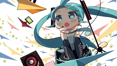 Bold Vibrant Wallpaper Abstract Wallpaper 4K 1920x1080 A, Vibrant, Hd, Desktop, Wallpaper, Featuring, Hachune, Miku, Energetic, Vocaloid, Character, Surrounded, White, Gray, Ultrawide, Full HD