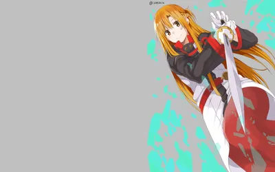 Misty Asuna Wallpaper Abstract Wallpaper 4K 6490x4056 Asuna, Yuuki, From, Sword, Art, Online, Ordinal, Scale, Stands, Poised, Her, Ultra, Gray, Ultrawide, 4K