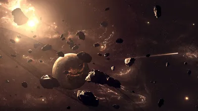 Epic Planet Wallpaper Space Wallpaper 4K 1920x1080 Planet, Space, Sci, Fi, Planetary, Ring, Hd, Desktop, Gray, Brown, Ultrawide, Full HD