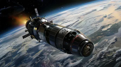 Bright Futuristic Wallpaper Space Wallpaper 4K 2912x1632 A, Futuristic, Spaceship, Navigates, The, Vastness, Of, Space, Creating, Stunning, Desktop, Captures, White, Gray, Ultrawide, QHD
