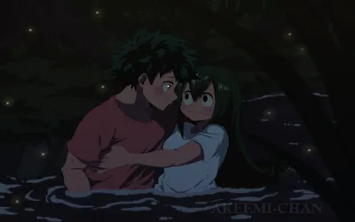 Anime Izuku Midoriya Black/Dark Wallpaper 4K 2500x1570 Hd, Anime, Wallpaper, Featuring, Izuku, Midoriya, And, Tsuyu, Asui, Hero, Academia, Nighttime, Black, Ultrawide, Full HD