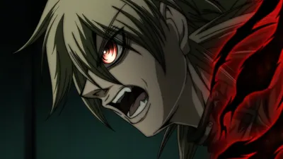 Anime Seras Victoria Fierce Black/Dark Wallpaper 4K 1920x1080 Hd, Anime, Wallpaper, Featuring, Seras, Victoria, As, A, Fierce, Vampire, Dark, Intense, Gray, Ultrawide, Full HD