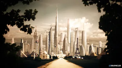 Sci City World Wallpaper 4K, World category