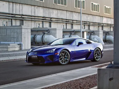 Sleek Blue Lexus World Wallpaper 4K 2048x1536 Hd, Desktop, Wallpaper, Featuring, A, Sleek, Blue, Lexus, Lfa, Supercar, Parked, Urban, Gray, Landscape, Full HD