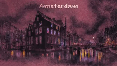 Golden Amsterdam Wallpaper World Wallpaper 4K 3840x2160 Amsterdam, Artistic, City, Hd, Desktop, Wallpaper, Background, Brown, Ultrawide, 4K