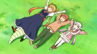 Anime Kanna Kamui Kobayashi Fantasy Wallpaper 4K 1920x1080 Hd, Anime, Desktop, Wallpaper, Featuring, Kanna, Kamui, Kobayashi, Tohru, Miss, 039, Dragon, Brown, Gray, Ultrawide, Full HD