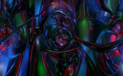 Abstract Fractal Design Technology Wallpaper 4K 1920x1200 Abstract, Fractal, Design, In, Deep, Blues, Reds, And, Greens, Creating, Complex, Glossy, Brown, Ultrawide, Full HD