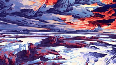 Abstract Digital Art Vivid Swirling Technology Wallpaper 4K 1920x1080 Abstract, Digital, Art, Showcasing, A, Vivid, Swirling, Landscape, Bold, Blue, Red, White, Ultrawide, Full HD