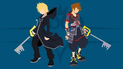Serene Minimalist Wallpaper Minimal Wallpaper 4K 3830x2160 Minimalist, 2k, Quad, Hd, Pc, Desktop, Wallpaper, Of, Roxas, Sora, Kingdom, Hearts, Blue, Ultrawide, QHD