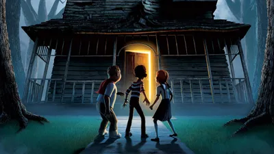 Radiant Video Wallpaper Games Wallpaper 4K 1920x1080 Hd, Pc, Desktop, Wallpaper, From, The, Video, Game, Monster, House, Showing, Three, White, Orange, Ultrawide, Full HD