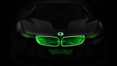 Sleek Black Car Technology Wallpaper 4K 1920x1080 A, Striking, Hd, Desktop, Wallpaper, Featuring, Sleek, Black, Car, Vibrant, Green, Lights, Brown, Teal, Ultrawide, Full HD