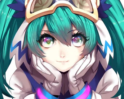 Hatsune Miku Vocaloid Character Blue Abstract Wallpaper 4K 2000x1600 Hd, Desktop, Wallpaper, Featuring, Hatsune, Miku, A, Vocaloid, Character, Blue, Twintails, Wearing, White, Square, Full HD