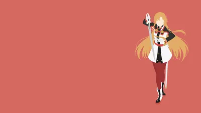 Asuna Yuuki Anime Character Sword Minimal Wallpaper 4K 3840x2160 Asuna, Yuuki, Anime, Character, From, Sword, Art, Online, Movie, Ordinal, Scale, Stands, Orange, Ultrawide, 4k