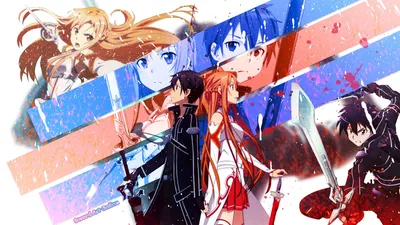 Characters Asuna Yuuki Abstract Wallpaper 4K 1920x1080 Hd, Desktop, Wallpaper, Featuring, Characters, Asuna, Yuuki, And, Kirito, Sword, Art, Online, White, Pink, Ultrawide, Full HD