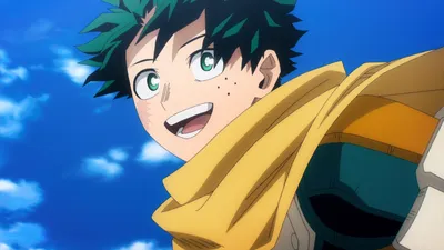 Serene Izuku Wallpaper Nature Wallpaper 4K 1920x1080 Hd, Pc, Desktop, Wallpaper, Of, Izuku, Midoriya, My, Hero, Academia, Smiling, Against, Orange, Purple, Ultrawide, Full HD