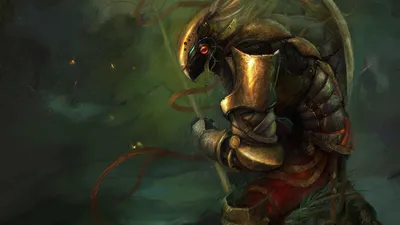 Fantasy Warrior Clad Wallpaper 4K, Fantasy category