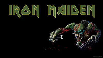 Vibrant Iron Maiden Black/Dark Wallpaper 4K 1920x1080 A, Vibrant, Hd, Desktop, Wallpaper, Featuring, Iron, Maiden's, Maiden, 039, Iconic, Artwork, Brown, Ultrawide, Full HD
