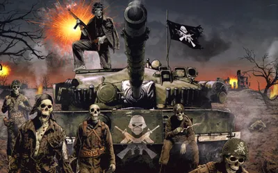 Dark Eerie Skeleton Black/Dark Wallpaper 4K 1680x1050 Hd, Desktop, Wallpaper, Featuring, Dark, Eerie, Skeleton, Soldiers, Standing, Around, Atop, Battle, Orange, Brown, Gray, Ultrawide