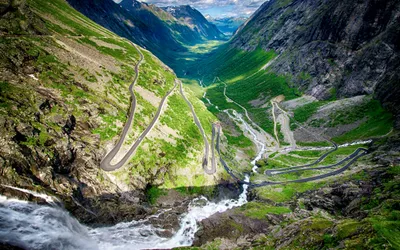 Bright Winding Wallpaper Nature Wallpaper 4K 2560x1600 Hd, Desktop, Wallpaper, Showcasing, A, Winding, Mountain, Road, Through, Lush, Green, Valleys, Gray, Ultrawide, QHD