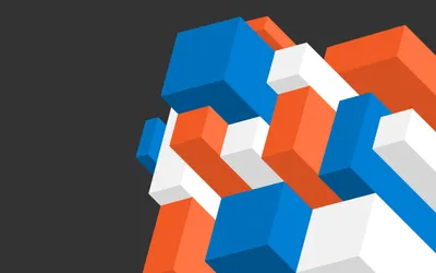 Radiant Abstract Wallpaper Abstract Wallpaper 4K 2560x1600 Abstract, Artistic, Composition, Of, Interlocking, Blue, Orange, And, White, Geometric, Shapes, Against, Red, Ultrawide, QHD