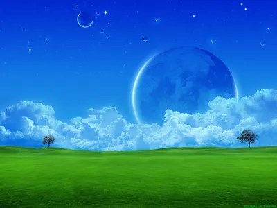 Dreamy Nature Landscape Nature Wallpaper 4K 1600x1200 Hd, Pc, Desktop, Wallpaper, Featuring, A, Dreamy, Nature, Landscape, Vivid, Green, Field, Red, Pink