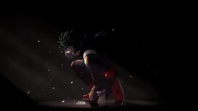 Bold Izuku Wallpaper Black/Dark Wallpaper 4K 3840x2160 Hd, Desktop, Wallpaper, Of, Izuku, Midoriya, From, My, Hero, Academia, Dark, Setting, Black, Ultrawide, 4k