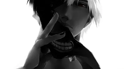 Sleek Ken Wallpaper Black/Dark Wallpaper 4K 1920x1080 Hd, Desktop, Wallpaper, Featuring, Ken, Kaneki, From, Tokyo, Ghoul, Depicted, Dramatic, Black, White, Gray, Ultrawide, Full HD