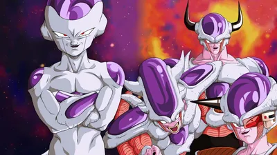 Frieza Various Forms Space Wallpaper 4K 1920x1080 Hd, Wallpaper, Featuring, Frieza, In, Various, Forms, From, Dragon, Ball, Set, Against, White, Ultrawide, Full HD