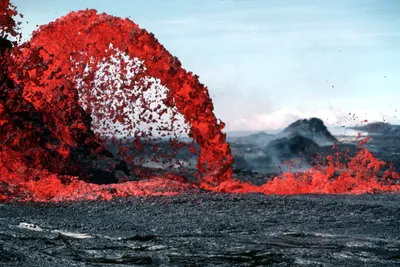 Vibrant Red Lava Flowing Volcano Nature Wallpaper 4K 3072x2048 Hd, Desktop, Wallpaper, Featuring, Vibrant, Red, Lava, Flowing, Volcano, Amidst, Rugged, Landscape, White, QHD
