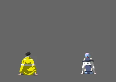 Dreamy Minimalist Wallpaper Minimal Wallpaper 4K 3508x2480 Minimalist, Hd, Pc, Desktop, Wallpaper:, Featuring, Two, Anime, Characters, Cyberpunk:, Edgerunners, Sitting, Brown, Landscape, QHD