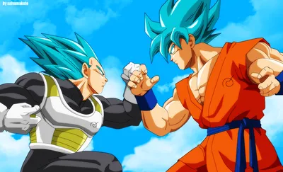 Radiant Goku Wallpaper Fantasy Wallpaper 4K 2300x1400 Hd, Desktop, Wallpaper, Featuring, Goku, And, Vegeta, In, Their, Super, Saiyan, Blue, Pink, Yellow, Orange, Ultrawide, Full HD