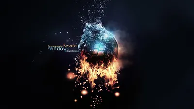 Fiery Watery Windows Logo Blending Technology Wallpaper 4K 1920x1080 Hd, Desktop, Wallpaper, Featuring, A, Fiery, And, Watery, Windows, Logo, Blending, Technology, White, Gray, Ultrawide, Full HD