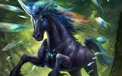 Epic Fantasy Wallpaper Fantasy Wallpaper 4K 2000x1250 Hd, Fantasy, Wallpaper, Featuring, A, Majestic, Unicorn, With, Glowing, Eyes, Surrounded, Floating, Gray, Ultrawide, Full HD