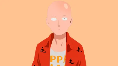 Minimalist Anime Quad Saitama Minimal Wallpaper 4K 2732x1536 Minimalist, Anime, 2k, Quad, Hd, Pc, Desktop, Wallpaper, Saitama, One-punch, Man, Peach, Purple, Gray, Pink, Ultrawide, QHD