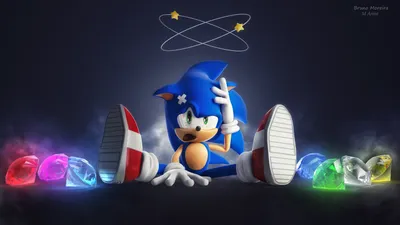 Epic Sonic Wallpaper Black/Dark Wallpaper 4K 2800x1576 Hd, Pc, Desktop, Wallpaper, Featuring, Sonic, The, Hedgehog, Movie, Sitting, Chaos, Emeralds, White, Ultrawide, QHD