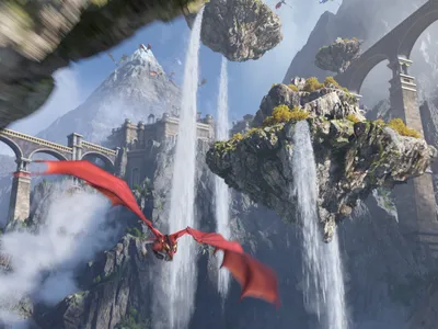 Sleek Video Wallpaper Games Wallpaper 4K 1920x1440 Hd, Pc, Desktop, Wallpaper, From, The, Video, Game, World, Warcraft, Dragonflight, Featuring, White, Gray, Landscape, Full HD