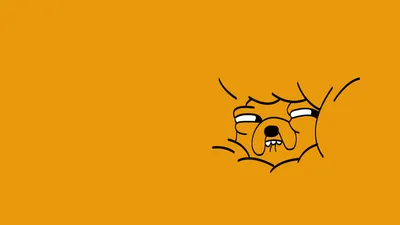 Minimalist Cartoon Jake Show Minimal Wallpaper 4K 1920x1080 Minimalist, Cartoon, Hd, Desktop, Wallpaper, Jake, From, The, Show, Adventure, Time, Squished, Orange, Purple, Ultrawide, Full HD