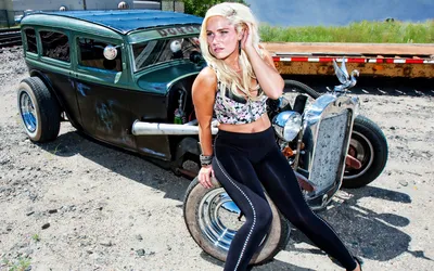 Bright Blonde Wallpaper Cars Wallpaper 4K 1920x1200 Blonde, Woman, In, Athletic, Wear, Leaning, On, A, Spare, Tire, Beside, Vintage, White, Ultrawide, Full HD