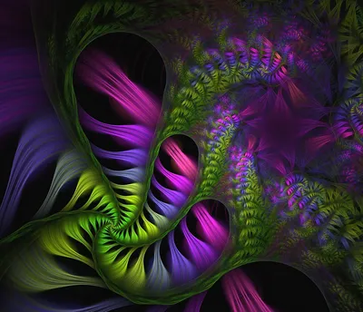 Radiant Vibrant Wallpaper Abstract Wallpaper 4K 1920x1651 Vibrant, Abstract, Fractal, Design, In, Purple, Green, And, Black, Creating, Dynamic, Intricate, Brown, Orange, Square, Full HD